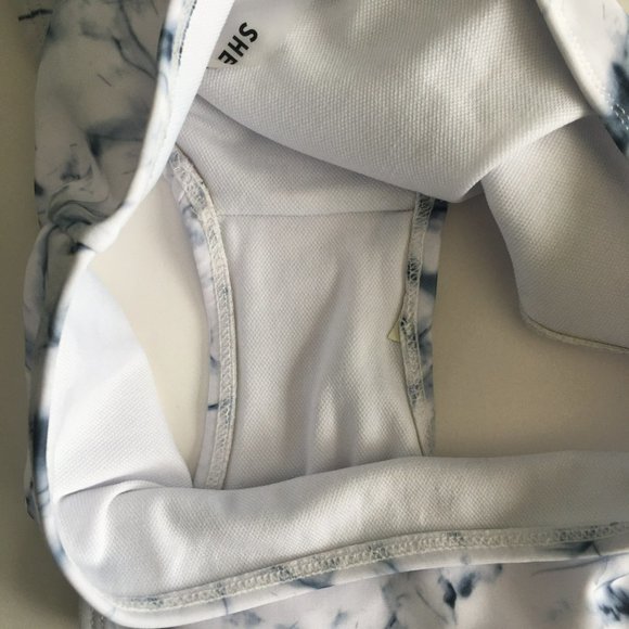 Shein Bikini Bottom Size Small Blue White Tie Dyed - Picture 4 of 5